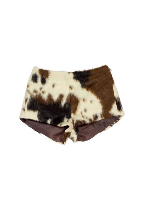 Shorts con fantasia animalier U+E' BY MISS GRANT | UE2366NMORO